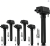  Ignition Coil Pack with 2-Pins and Iridium Spark Plugs